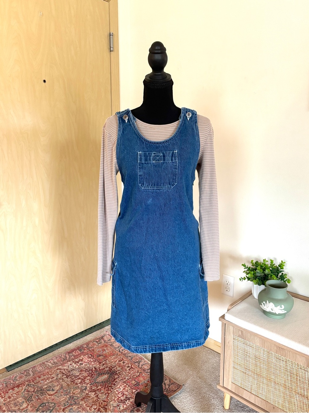 North Crest Vintage Denim Sleeveless Dress
